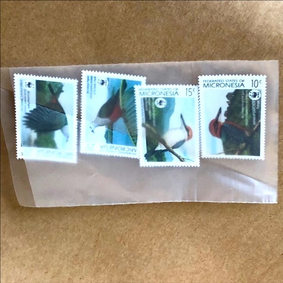 STAMPS Birds of Micronesia rare misprint! - Picture 12 of 15